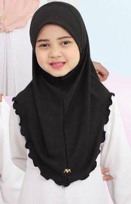 BLACK HIZA KIDS SCARF