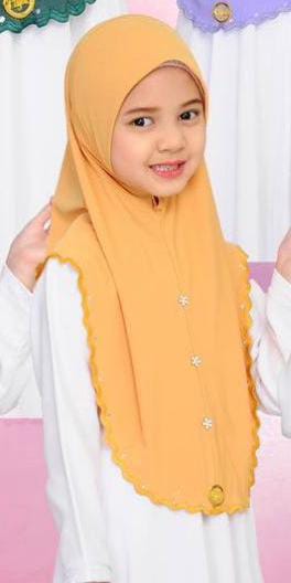 MUSTARD RIDA KIDS SCARF