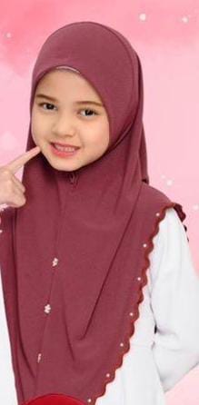 MAUVE RIDA KIDS SCARF