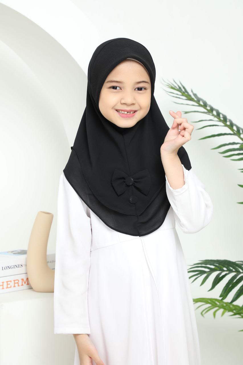 BLACK AARA KIDS SCARF