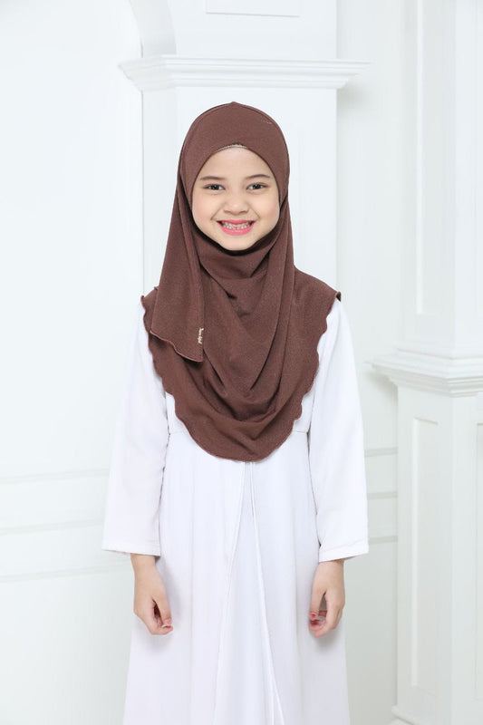 BROWN AYCA KIDS SCARF