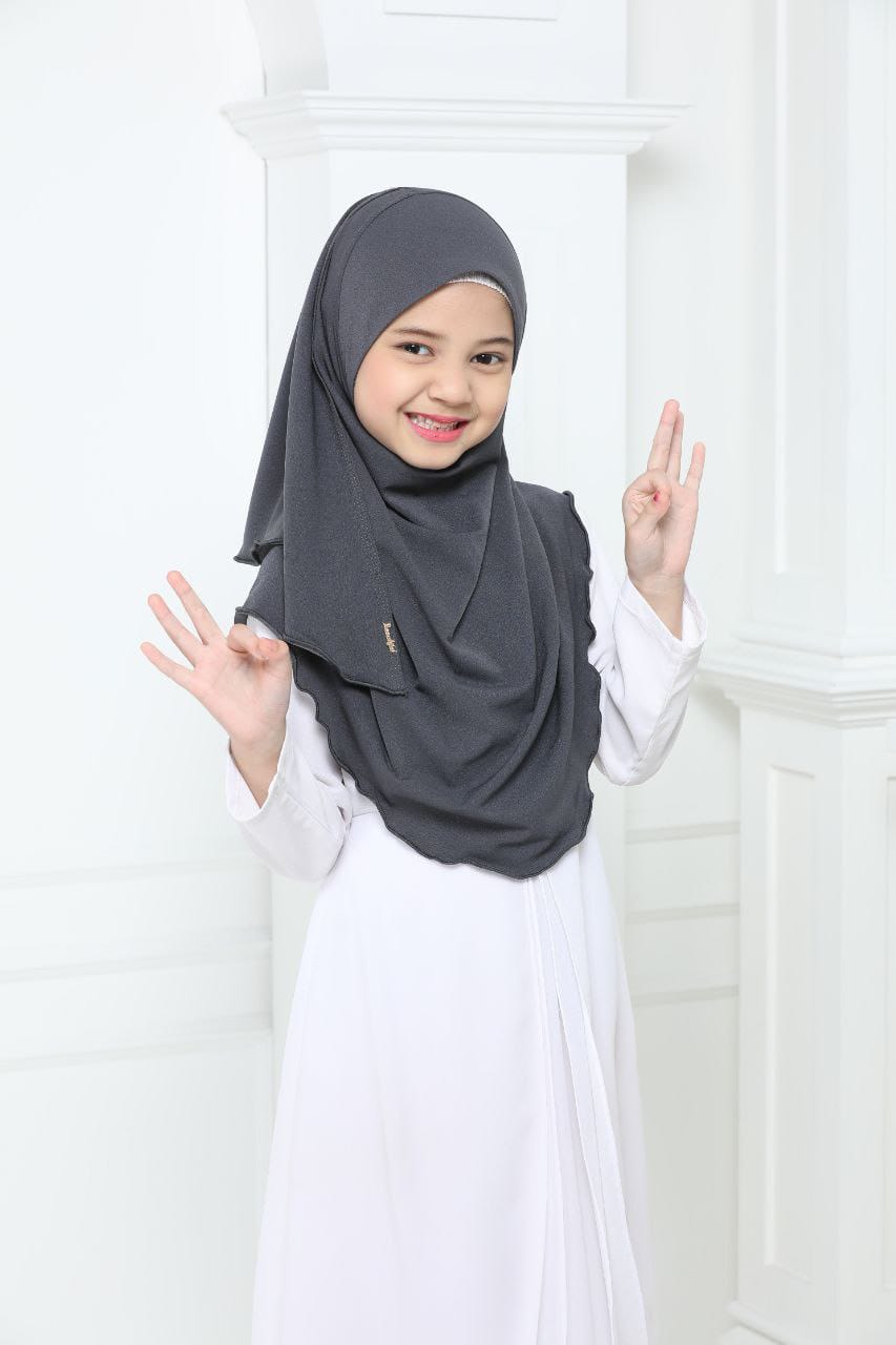 GREY AYCA KIDS SCARF