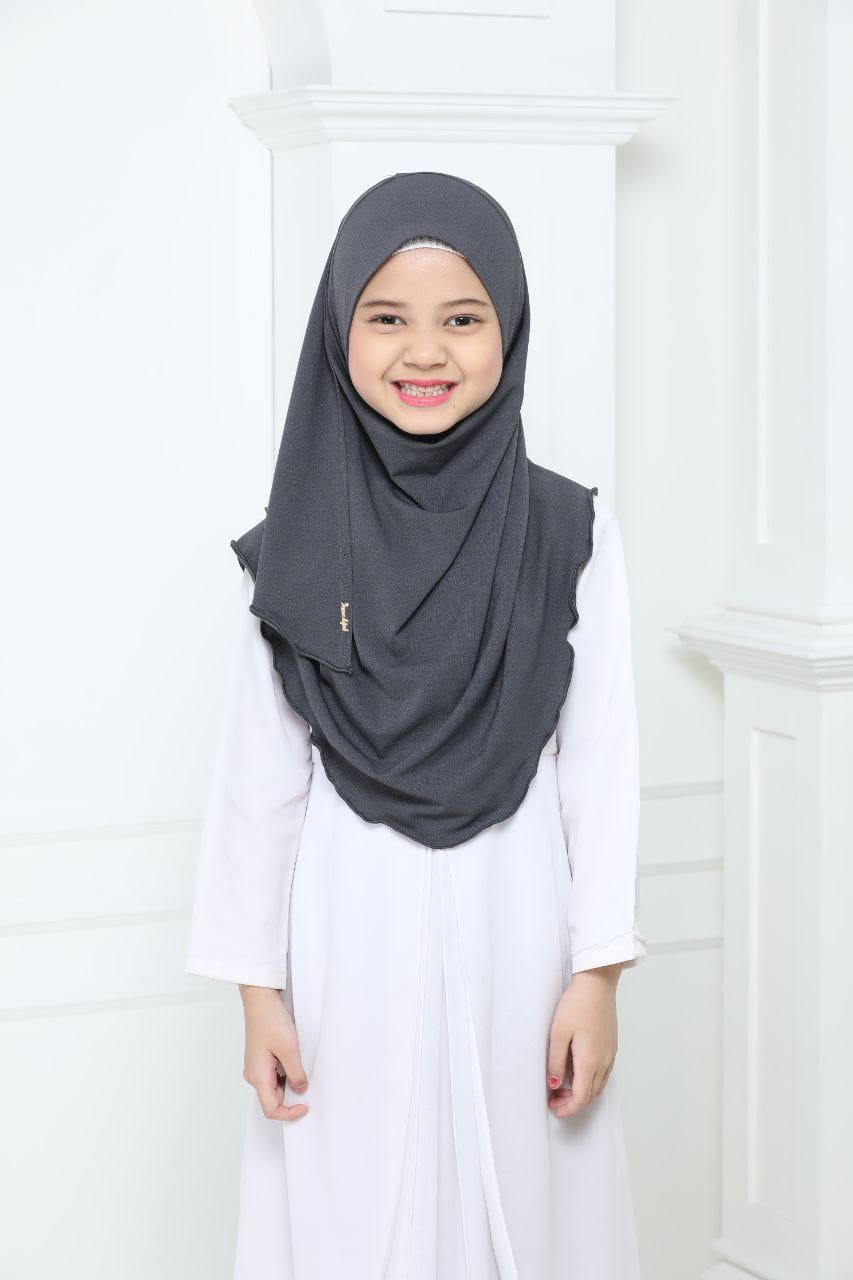 GREY AYCA KIDS SCARF