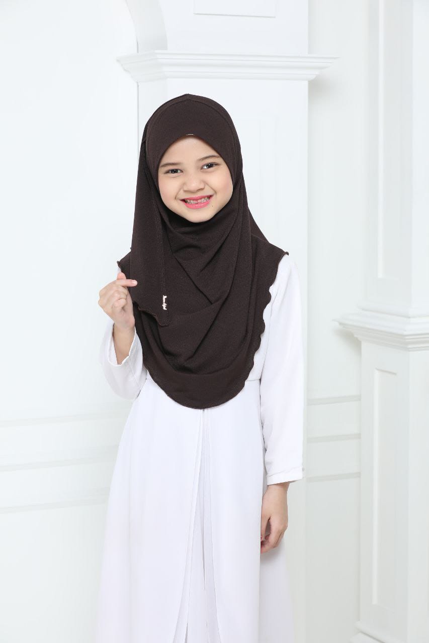 BROWN AYCA KIDS SCARF