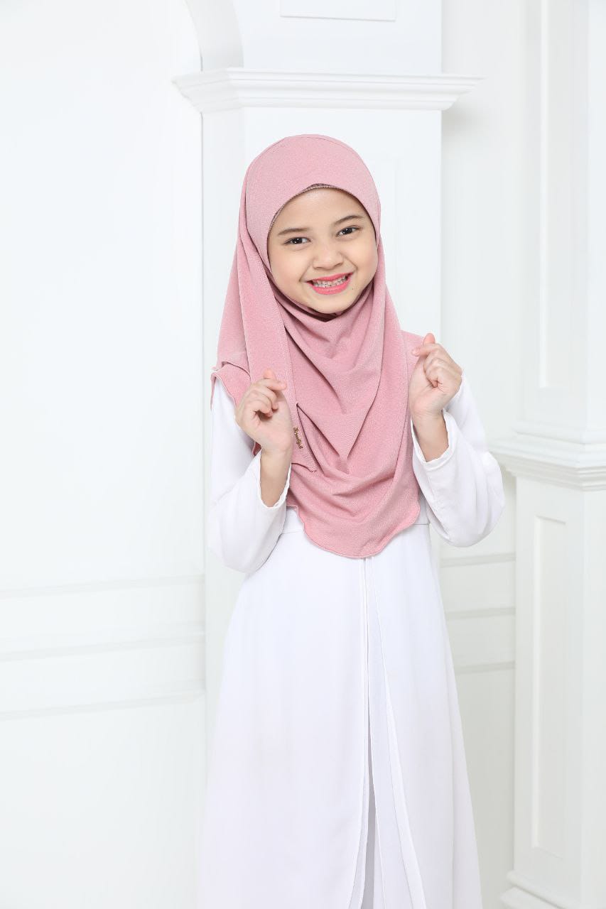 L PINK AYCA KIDS SCARF