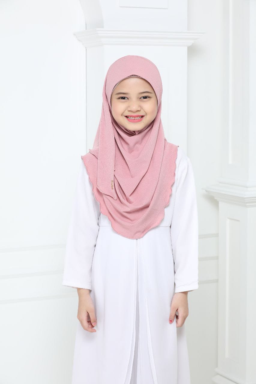 L PINK AYCA KIDS SCARF