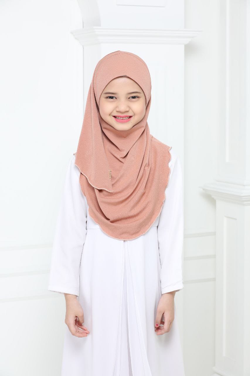 PEACH AYCA KIDS SCARF