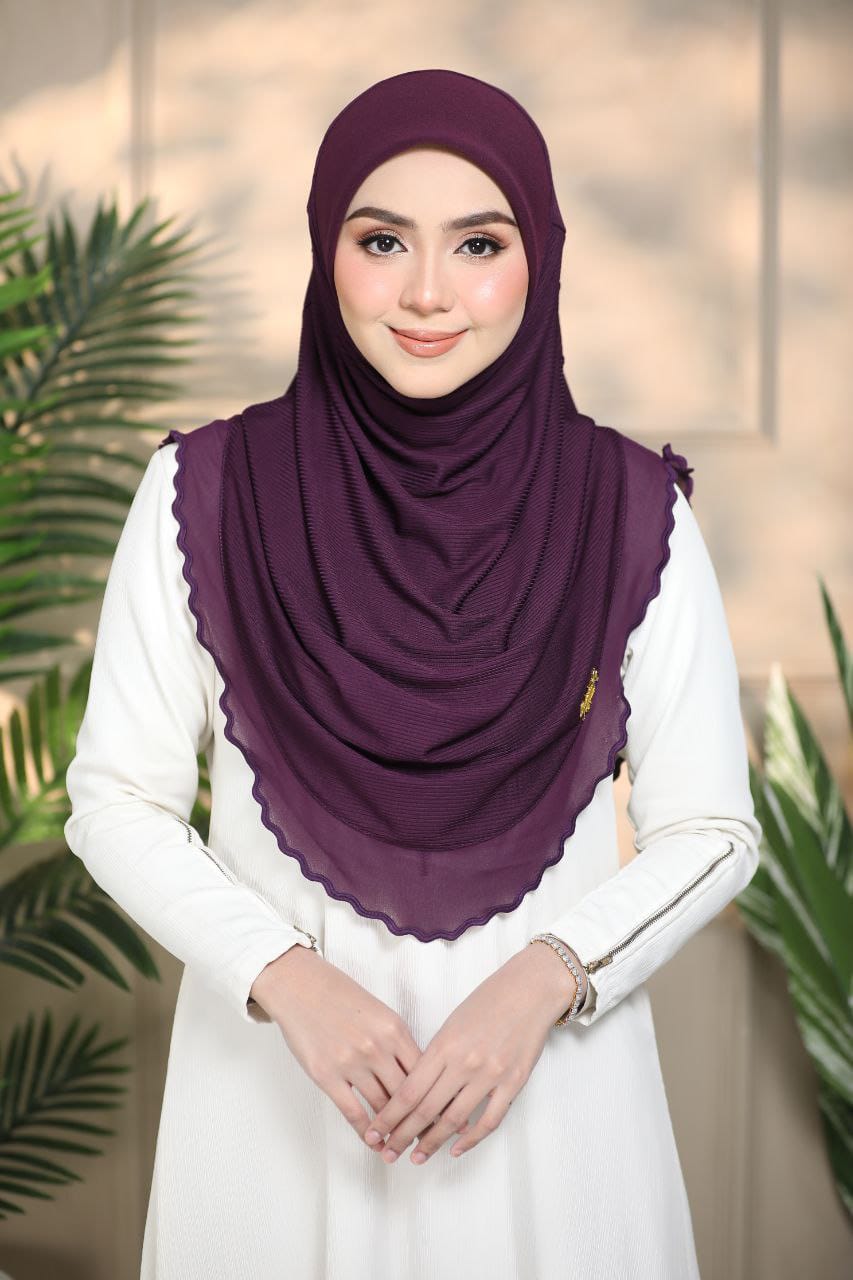 PURPLE YUSRA SCARF