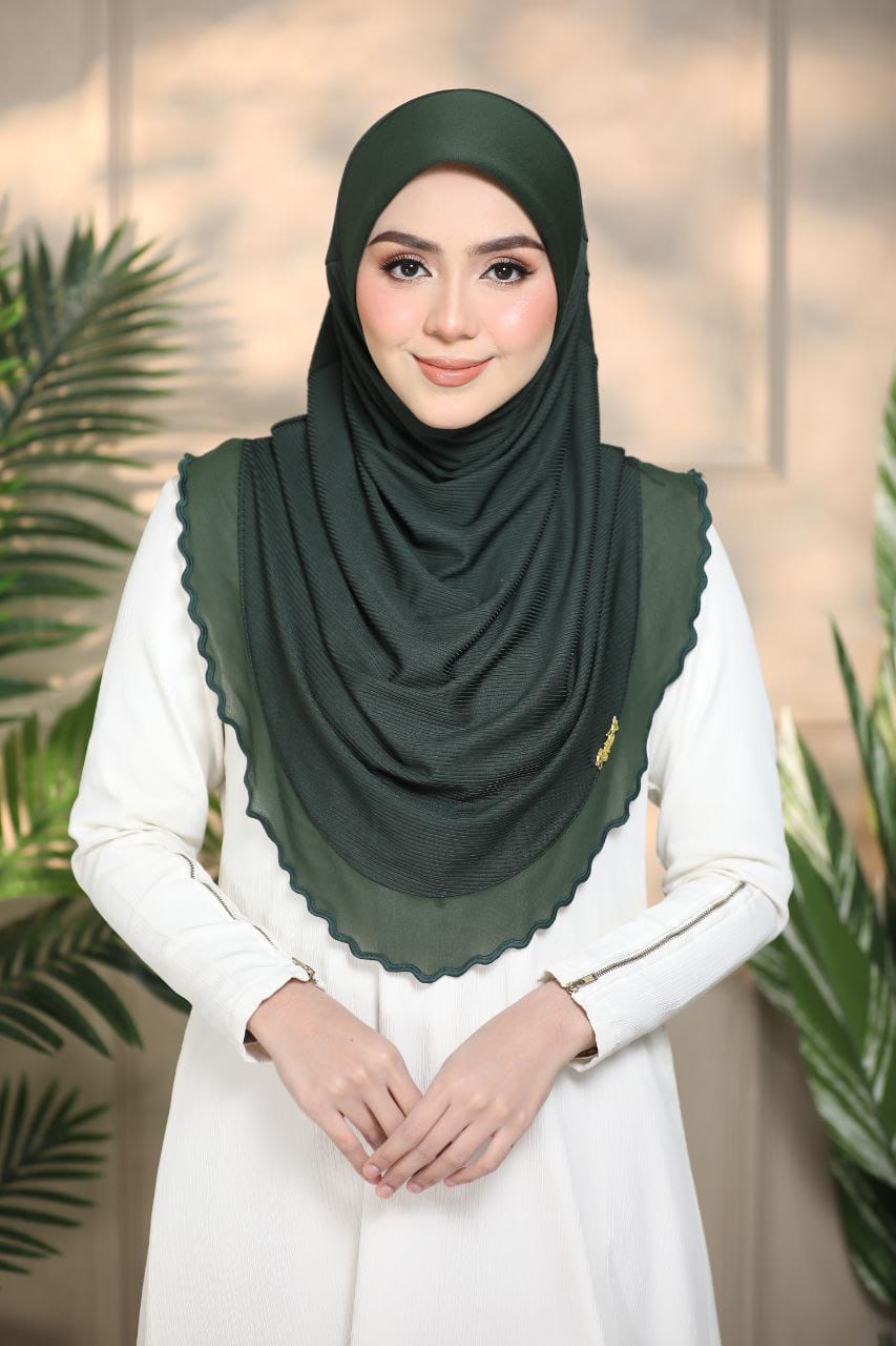 GREEN YUSRA SCARF