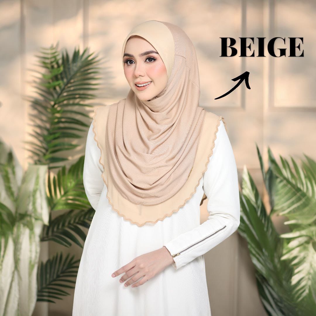 BEIGE YUSRA SCARF