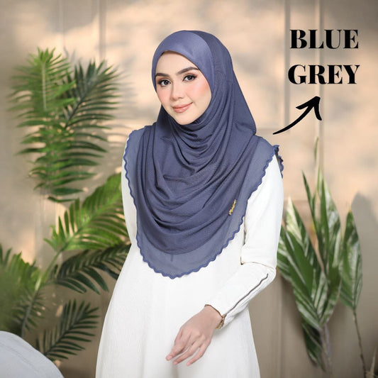 D GREY YUSRA SCARF