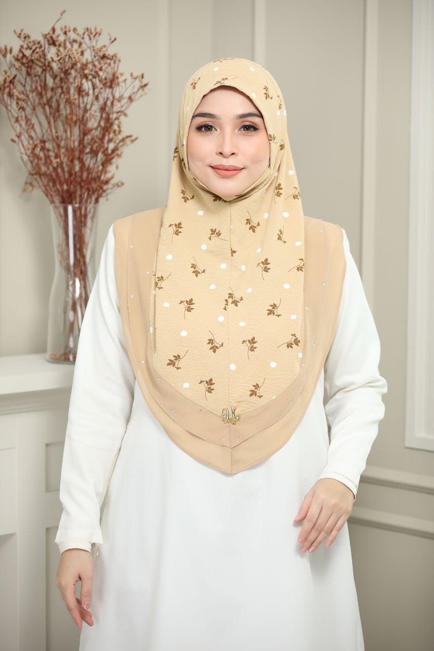 CREAM FIZA SCARF