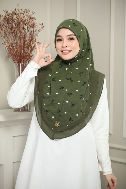 GREEN FIZA SCARF