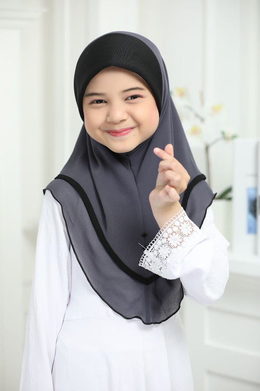 D GREY ZEINA SCARF