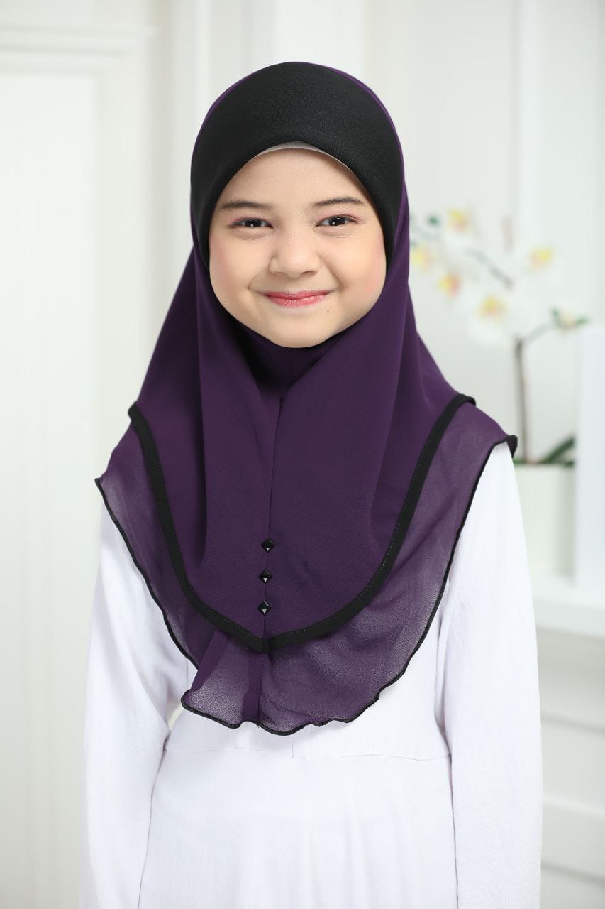 PURPLE ZEINA SCARF