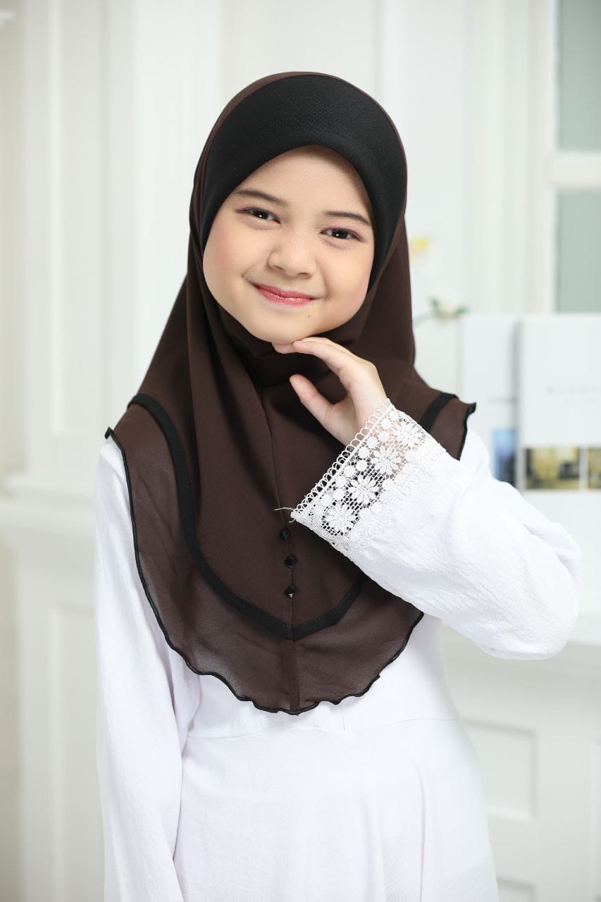 D BROWN ZEINA SCARF