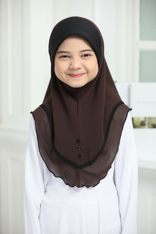 D BROWN ZEINA SCARF