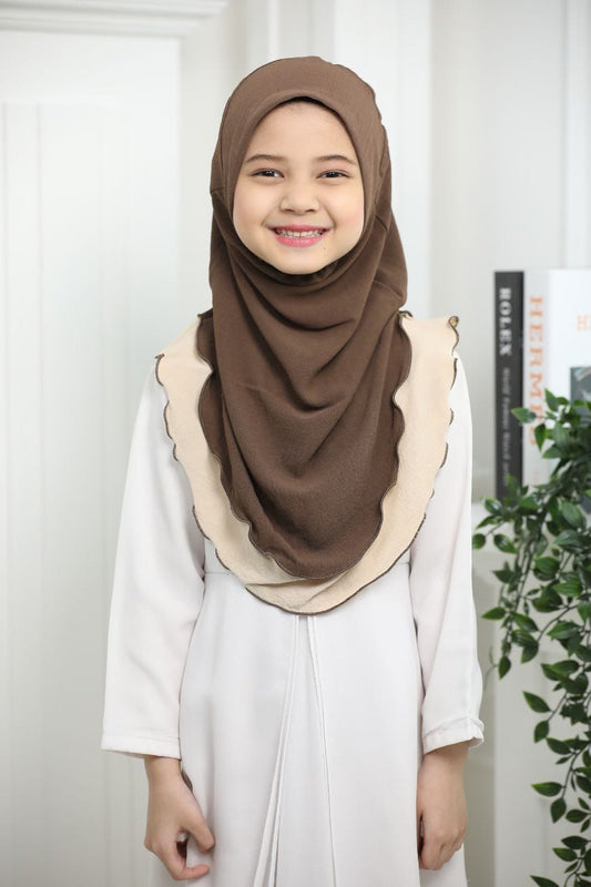 D BROWN ELIZHA SCARF