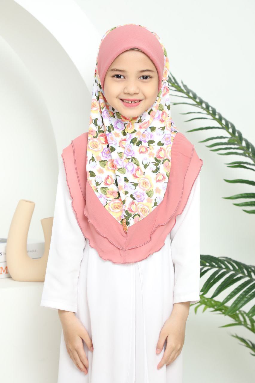 PINK ALINA KIDS SCARF