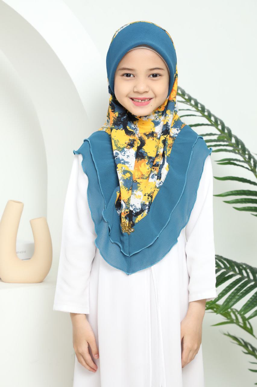 TEAL ALINA KIDS SCARF