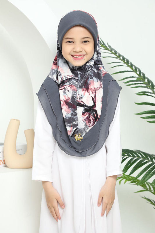 GREY ALINA KIDS SCARF