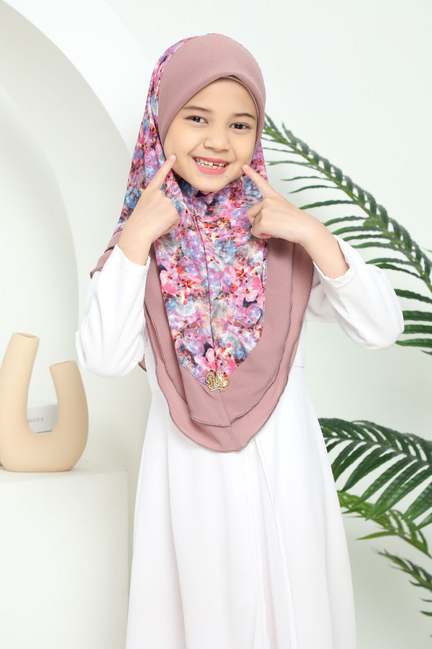 MAUVE ALINA KIDS SCARF