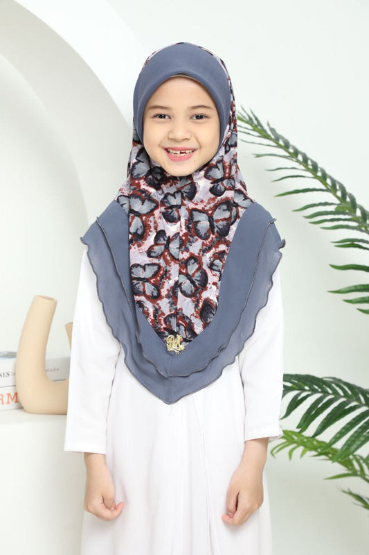 D GREY ALINA KIDS SCARF