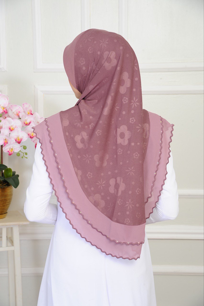 ALIZA COTTON RIBBED SCARF