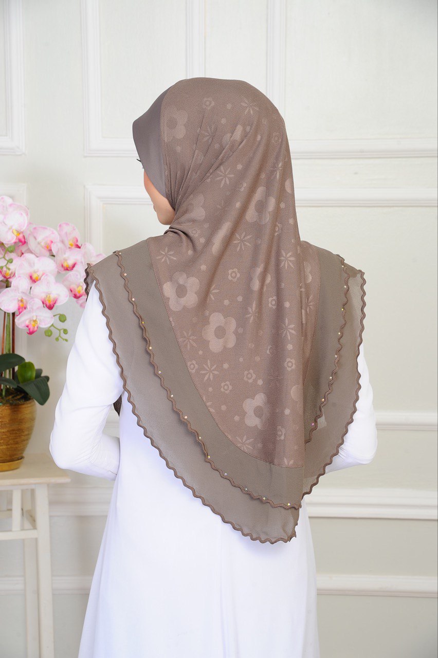 ALIZA COTTON RIBBED SCARF