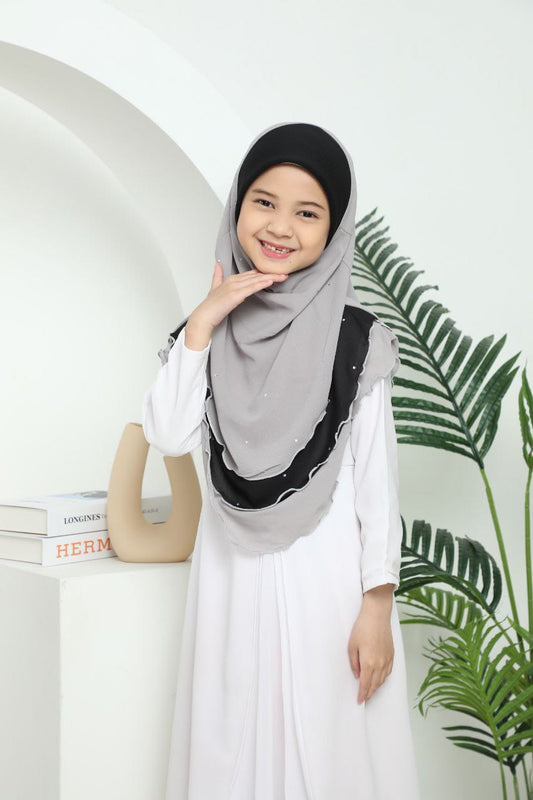 L GREY MAHNOOR KIDS SCARF