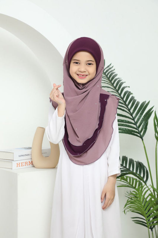 LILAC MAHNOOR KIDS SCARF