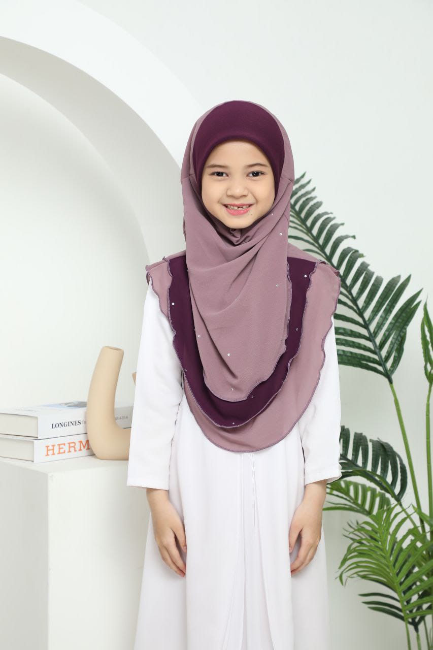 LILAC MAHNOOR KIDS SCARF