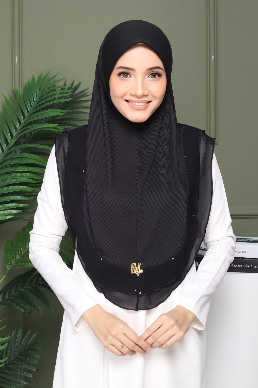 BLACK ISRA SCARF