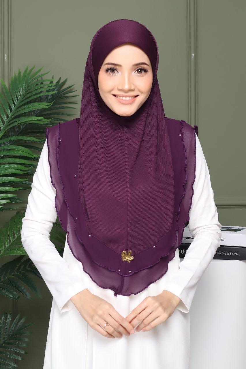 PURPLE ISRA SCARF