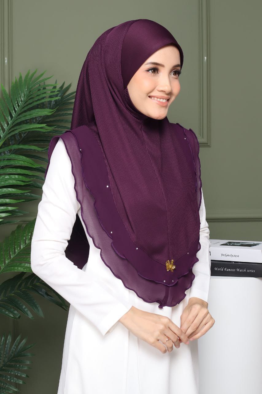 PURPLE ISRA SCARF