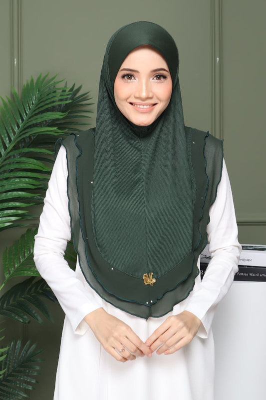 GREEN ISRA SCARF