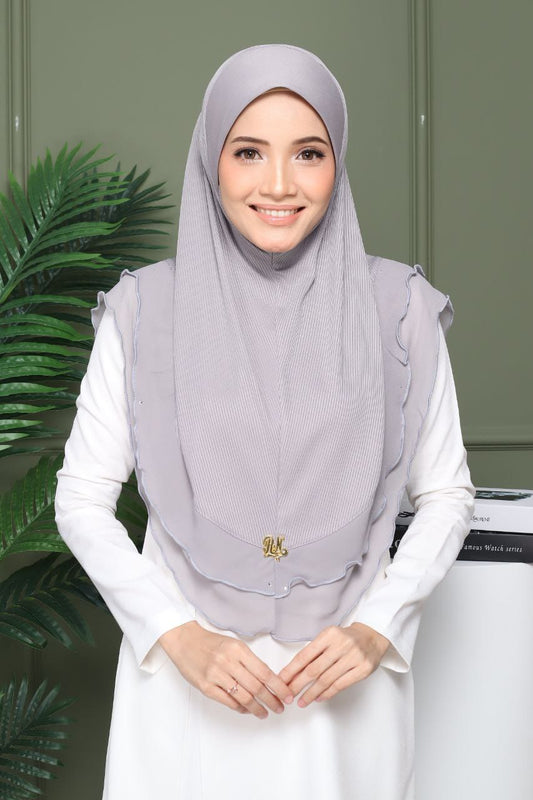 L GREY ISRA SCARF