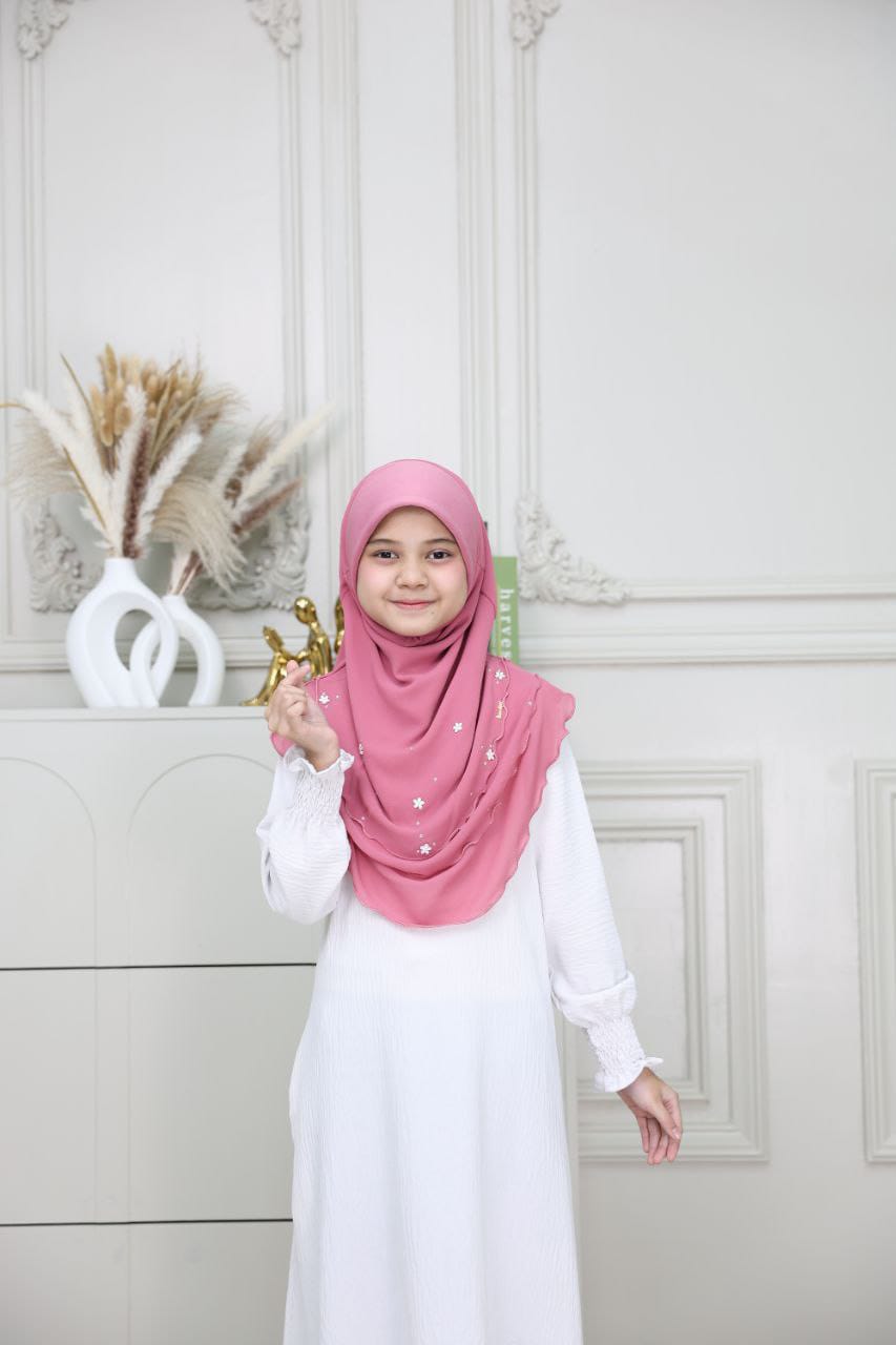 PINK AIDA KIDS SCARF