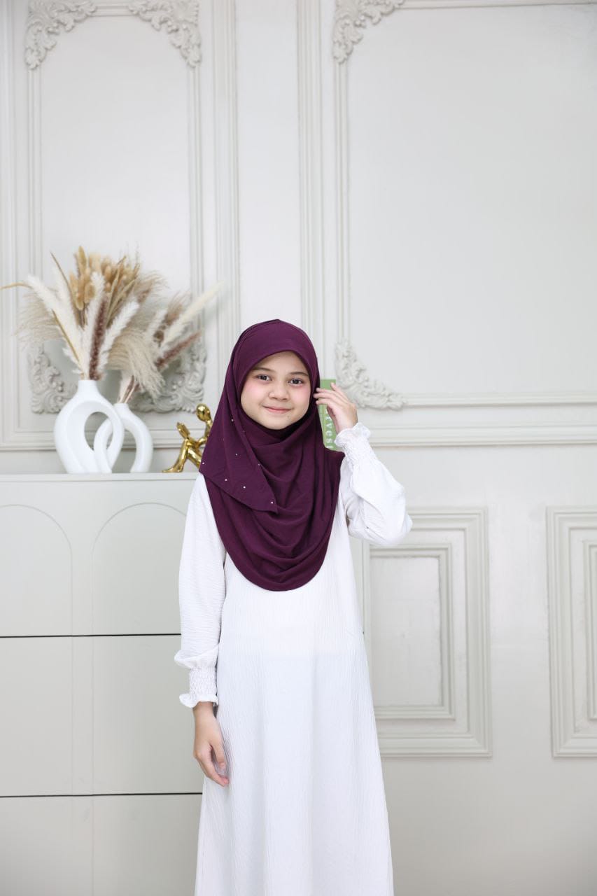 PURPLE ZOHAL KIDS SCARF