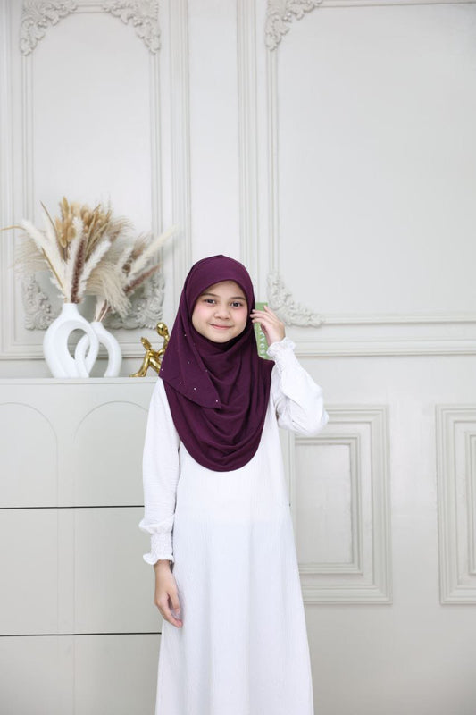 PURPLE ZOHAL KIDS SCARF