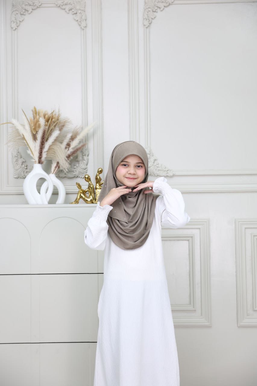 BEIGE ZOHAL KIDS SCARF
