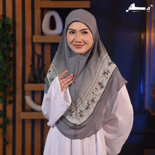 GREY NORA ADULT SCARF