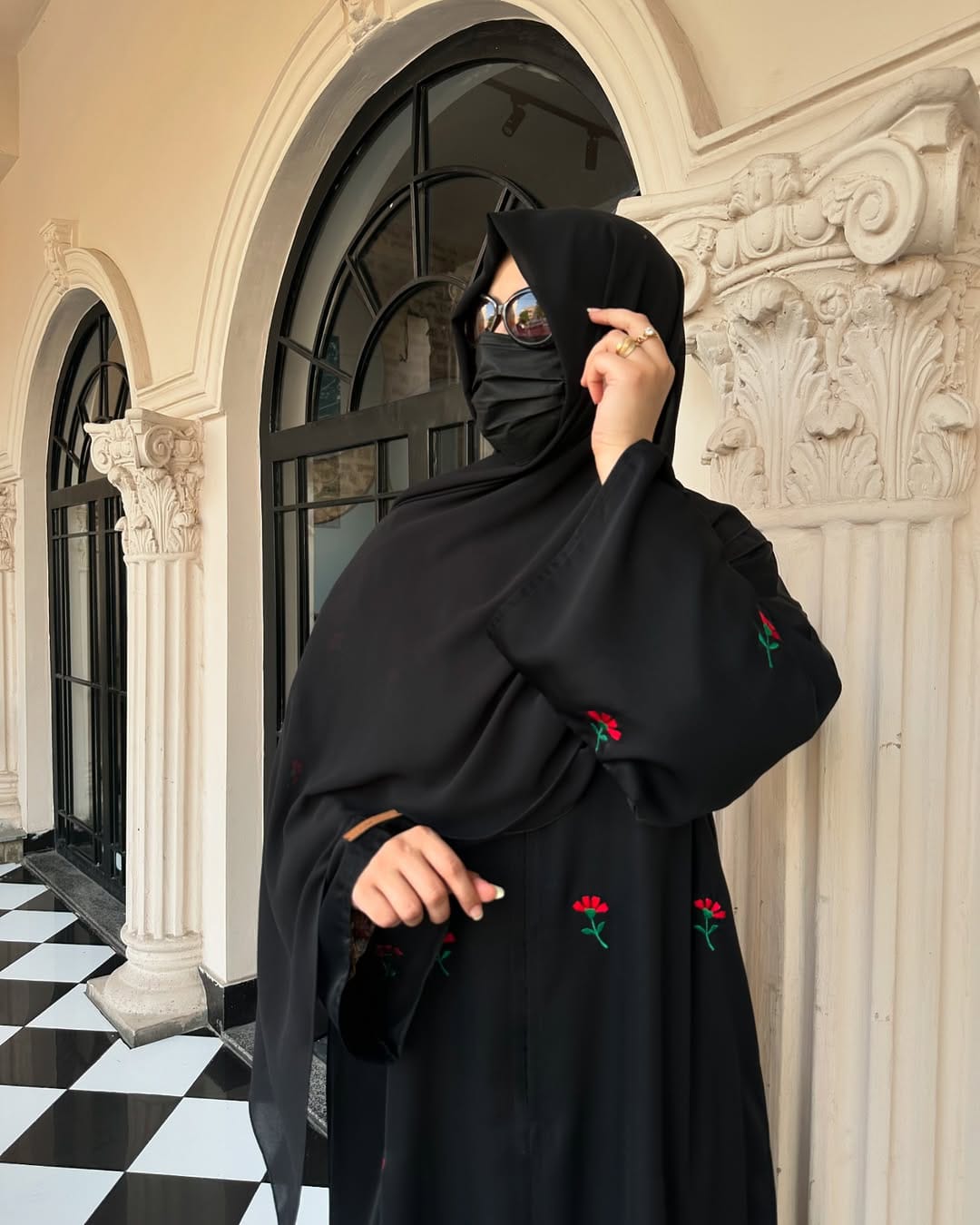 CELINE EMBRIODERY ABAYA