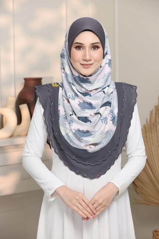 GREY HAFA SCARF