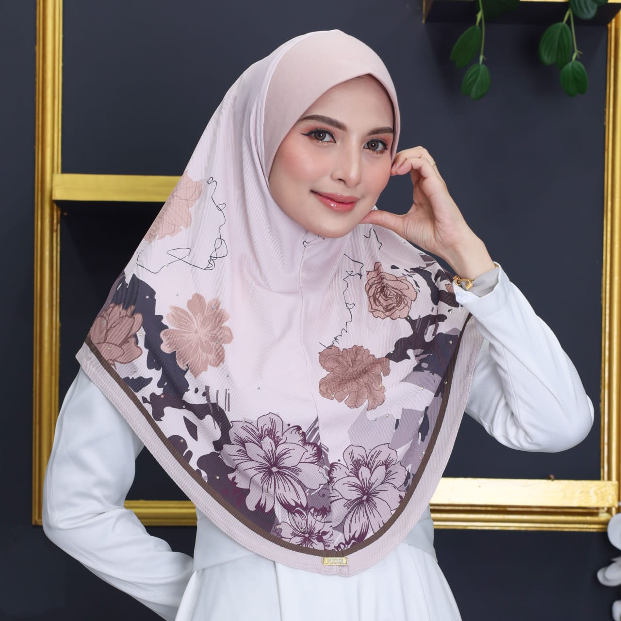 ALIZA COTTON RIBBED SCARF