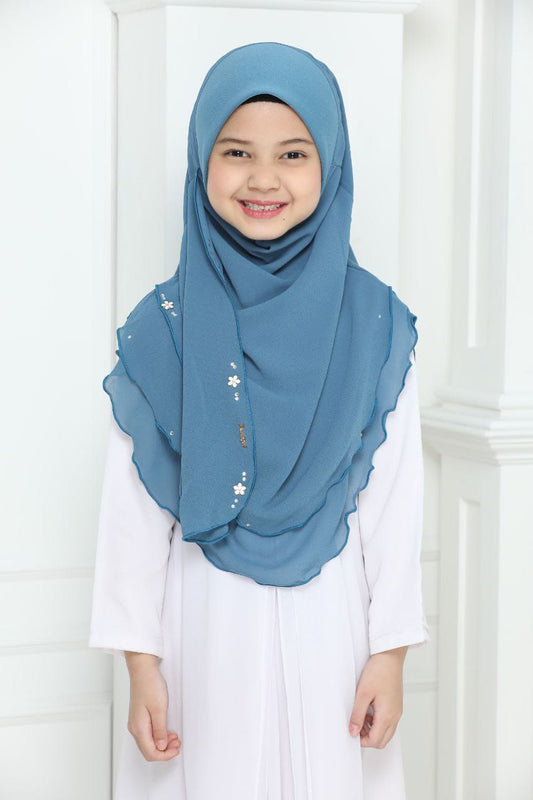 NYLA KIDS SCARF - TEAL