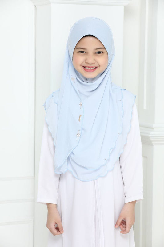 NYLA KIDS SCARF - L.BLUE