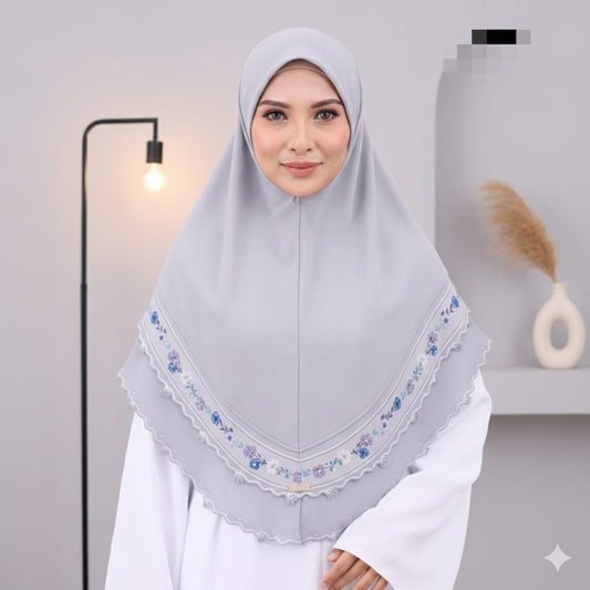 STEEL GREY LINA SCARF