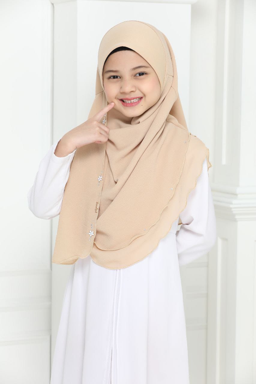 NYLA KIDS SCARF - CREAM