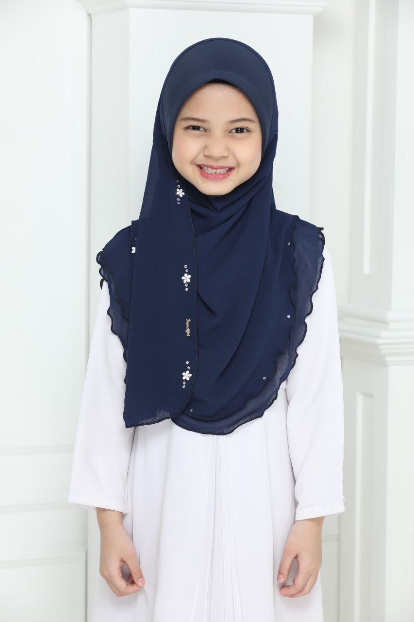 NYLA KIDS SCARF - NAVY